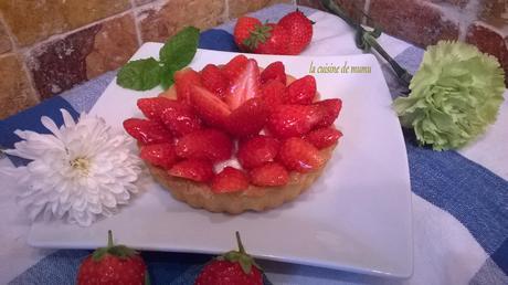 Les tartelettes aux fraises sur crème diplomate WP_20160607_078