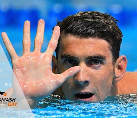 Phelps « High five » les Jeux Olympiques