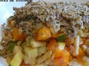 crumble légumes haricots