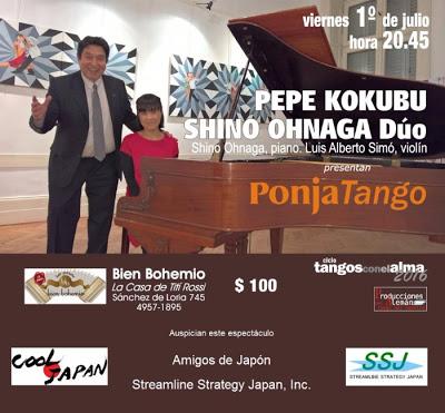 Pepe Kokubu présente du tango japonais à Bien Bohemio [à l'affiche]