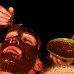 Le massage au chocolat