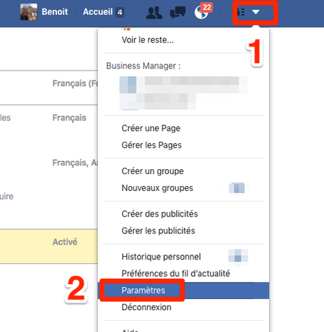 Facebook propose les mises à jour de statuts multilingues
