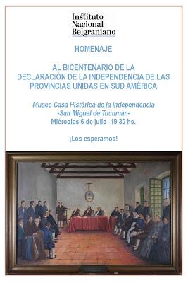 Soirée académique de l'Instituto Nacional Belgraniano pour le Bicentenaire à Tucumán [à l'affiche]