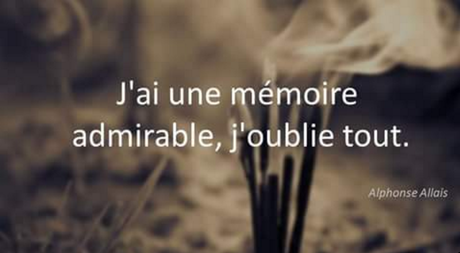 L'oubli, un don paradoxal