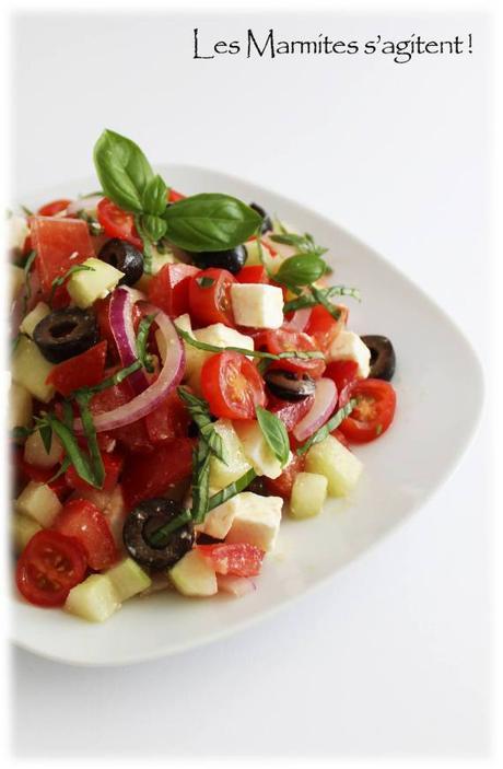 Salade grecque par Les marmites s'agitent