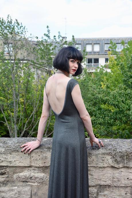 robe longue dos nu