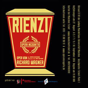 Wagner: un Rienzi alternatif  par la troupe Opera incognita à Munich