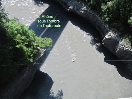 France - La baisse des eaux du Rhône - 1