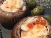 Champignons farcis mozzarella recette simple pour l’apero