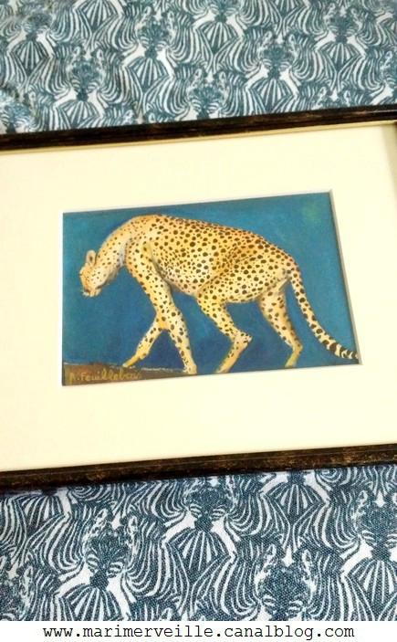 jaguar peint à la main marimerveille