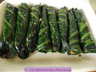 Roulés de chou rouge aux lentilles et au boulgour (Vegan)