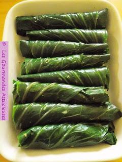 Roulés de chou rouge aux lentilles et au boulgour (Vegan)