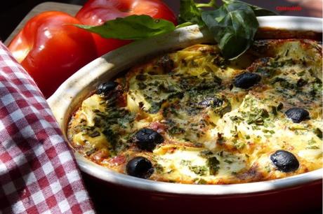 Fritata aux artichauts