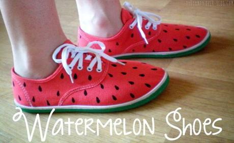 Les chaussures pastèque 🍉 Les chaussures pastèque 🍉