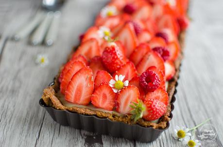 Tarte aux fraises (IG bas)