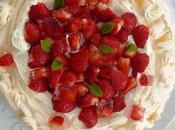 Pavlova fraises