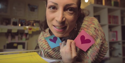 Pour annoncer sa grossesse à son mari, elle a eu recourt aux post-its !