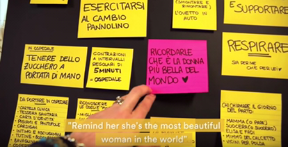 Pour annoncer sa grossesse à son mari, elle a eu recourt aux post-its !