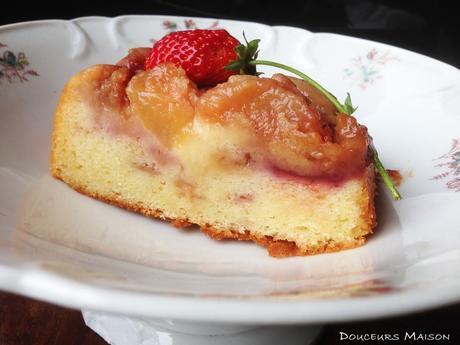 part gâteau de pêche