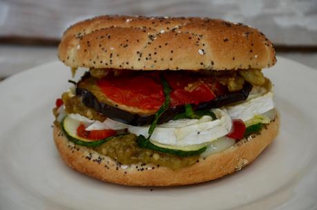 Burger végétarien aux légumes du soleil