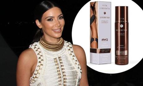 Kim Kardashian bronzage secret tan Vita Liberata autobronzant