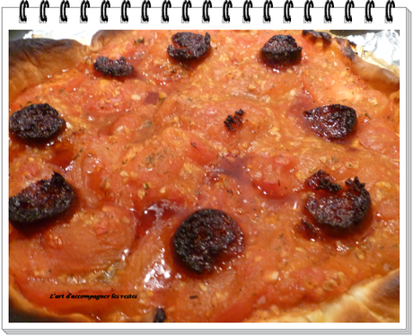 Tarte à la tomate et au chorizo ww2