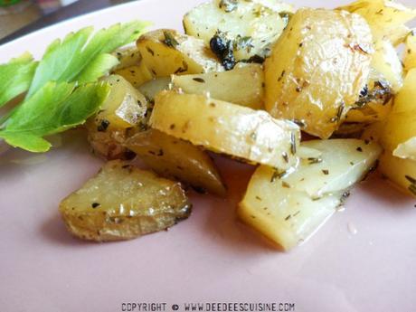 recette rapide et facile pommes de terre roties au four