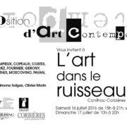 20ème Édition « L’Art dans le ruisseau » Conilhac-Corbières