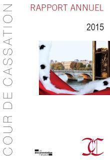 Publication du Rapport Annuel 2015 de la Cour de Cassation