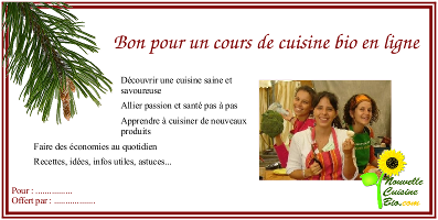 Et si vous preniez des cours de cuisine bio en ligne ? Nouvelle Cuisine Bio