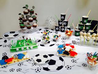 Anniversaire foot : sweet table !