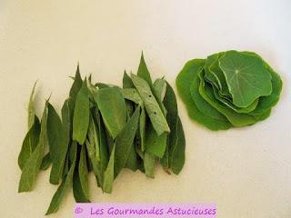 Navets marteaux, consoude et capucine à l'asiatique (Vegan)