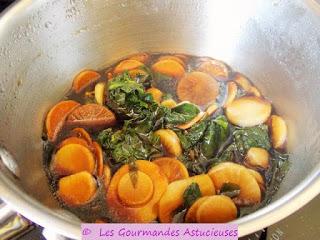 Navets marteaux, consoude et capucine à l'asiatique (Vegan)