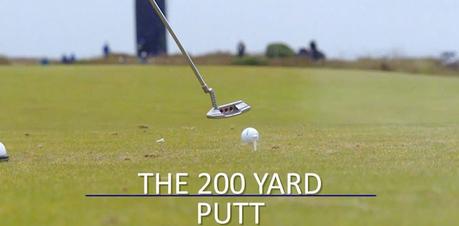 Rentrer un putt de plus de 180 mètres