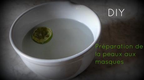 preparer sa peau avant un masque