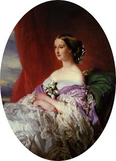 portrait de l'Impératrice Eugénie par Winterhalter