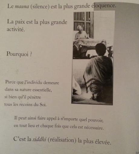 Silencieuse réalisation... avec Ramana Maharshi