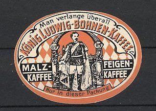 L´image du Roi Louis II de Bavière dans les timbres-réclames