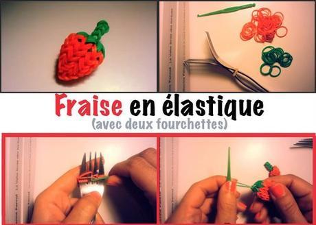 Les bracelets élastiques avec deux fourchettes #DIY