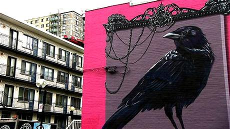 NaNa Toulouse - Festival Mural - Mural corbeau