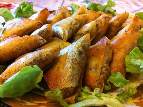 cuisine marocaine briouates a la viande hachee