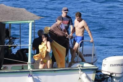 Photos sur le tournage de Fifty Shades Freed en France - Day 2