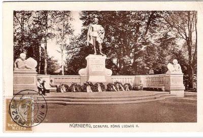 Le monument à Louis II de Bavière à Nuremberg
