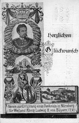 Le monument à Louis II de Bavière à Nuremberg