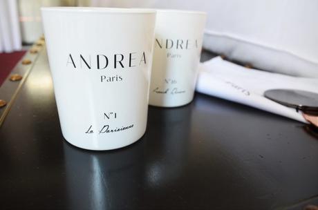 Élégance & Voyage avec les bougies « Andrea Paris » Andrea paris