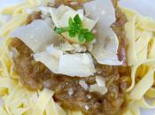 Tagliatelles sauce oignons