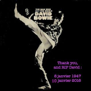 David Bowie : we will miss you !