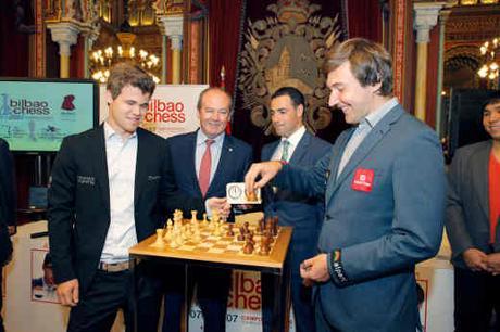 Ronde 3 à Bilbao: Carlsen bat Sergey Karjakin sans coup férir - Photo © site officiel