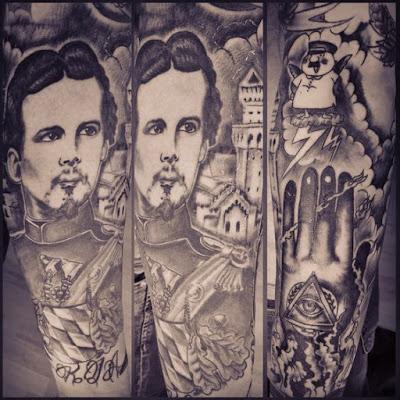 Ludwigmania: se faire tatouer à l´effigie du Roi Louis II de Bavière / König Ludwig Tattoos