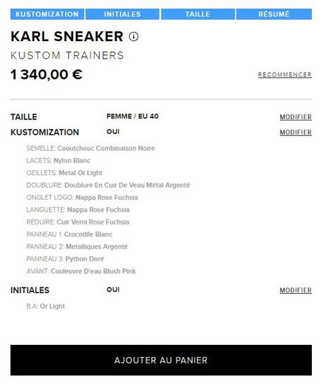 Kustomize Karl, personnalise vos sneakers en grande largeur !